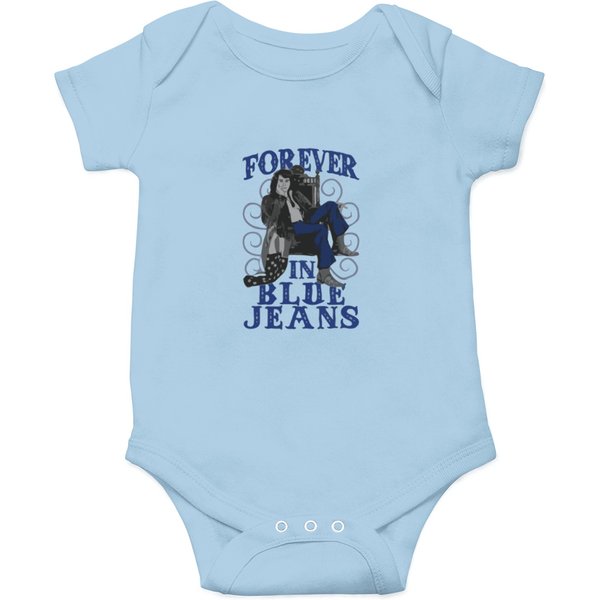 Forever In Blue Jeans Folk Rock Diamond Singer Onesies