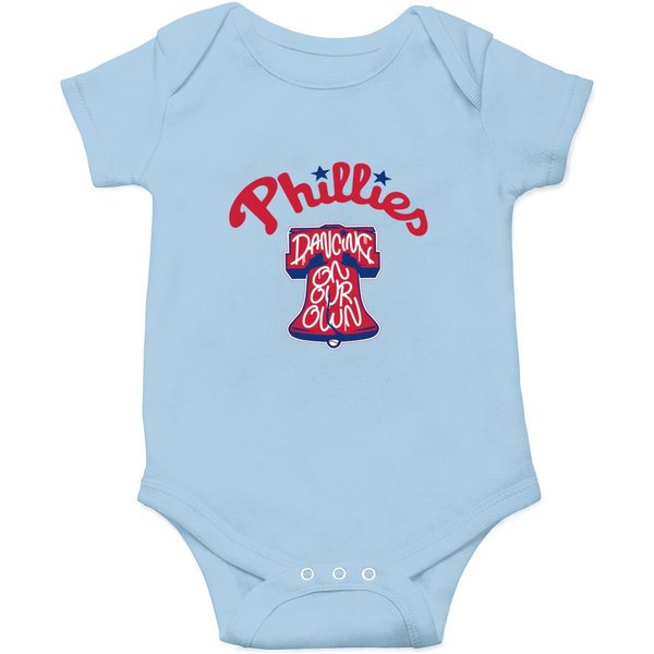 Philly Dancing On My Own Champions Onesies - Phillies Baseball Onesies