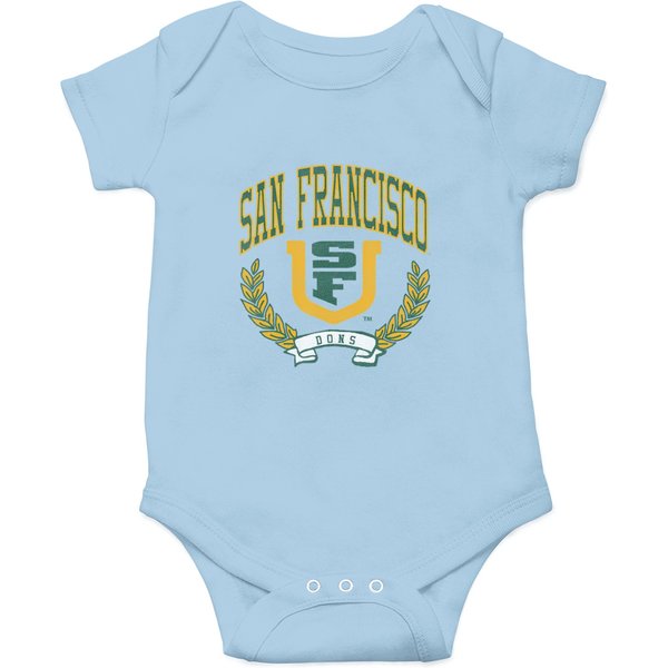 San Francisco Dons Vicory Vinage Logo Officially Licensed Shir Onesies-image