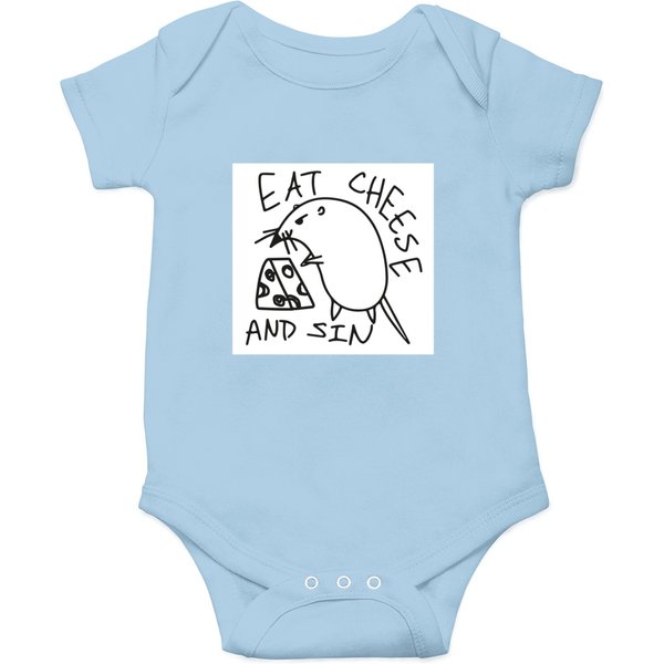 Eat Cheese And Sin Onesies