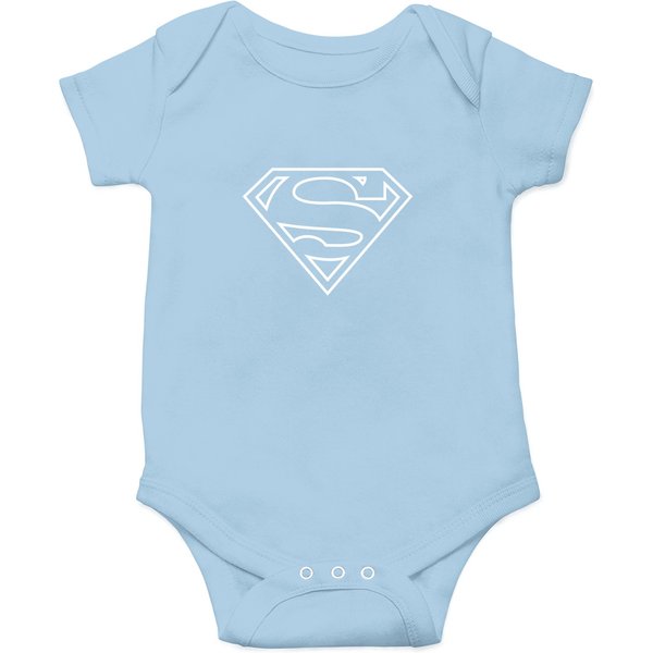 Superman Logo Sleek Pull Over Onesies-image