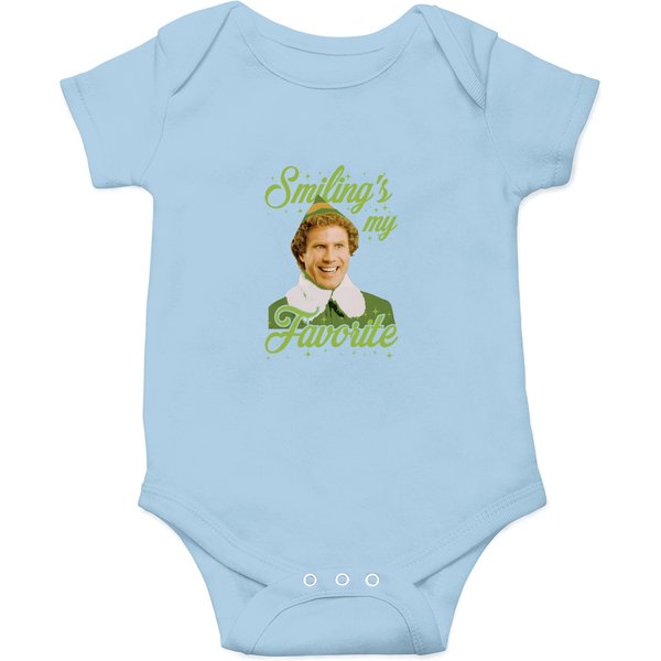 Buddy Elf Smiling My Favorite Onesies