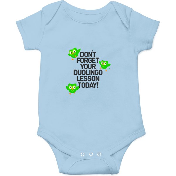 Duolingo Lesson Reminder111 Onesies