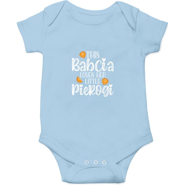 This Babcia Loves Her Little Pierogi Onesies-image