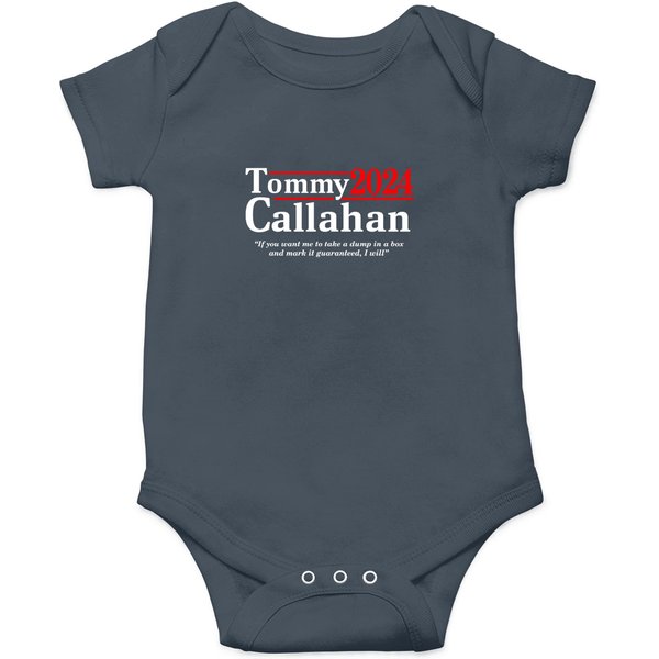 Tommy Callahan '24 - Election Auto Parts Funny Humor Onesies - Xs-6X - Soft Blend Adult Unisex Soft Onesies-image