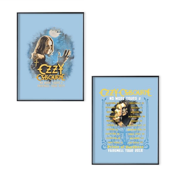 Ozzy Osbourne Farewell Tour 2018 Graphic Poster-image