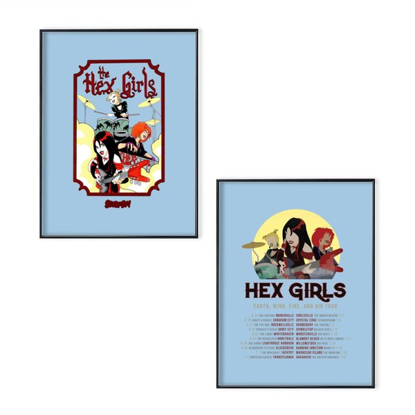 The Hex Girls Spell Bound World Tour Poster Set Collection-image