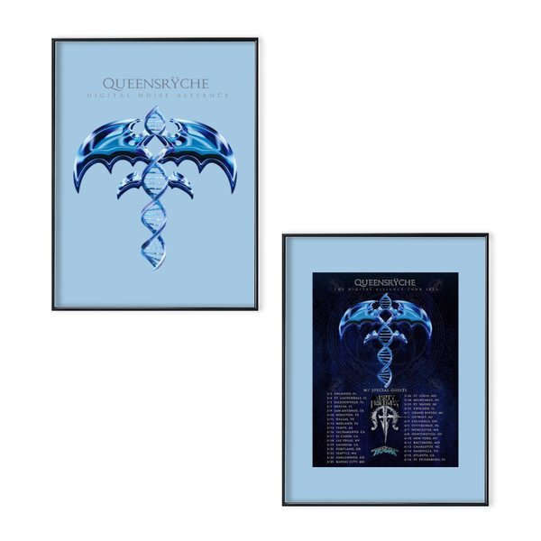 Queensryche The Digital Alliance Tour 2023 Poster Set For Men Women-image