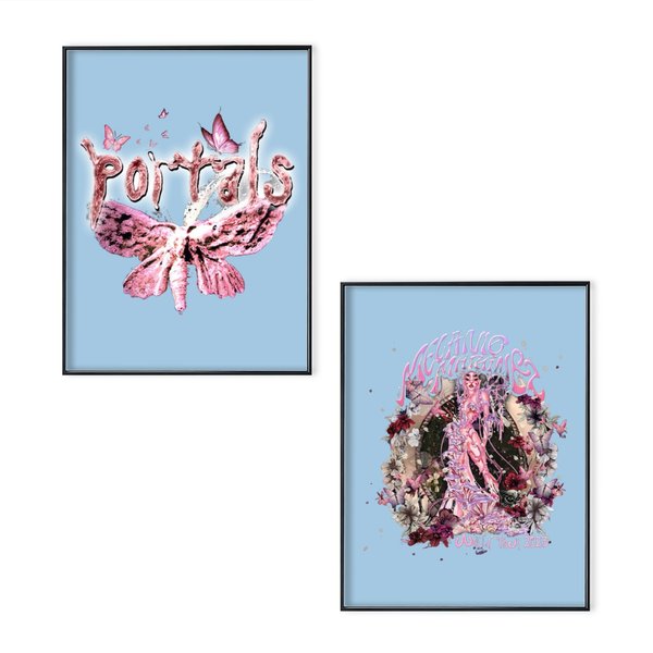 Melanie Martinez Album Poster Set, Portals World Tour 2023 Poster Set, Gift For Fan-image