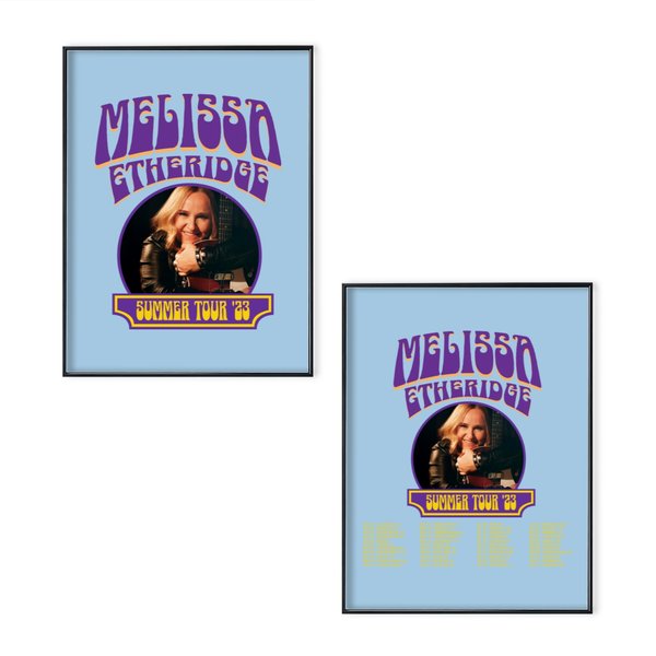 Melissa Etheridge 2023 Summer Tour Poster Set-image