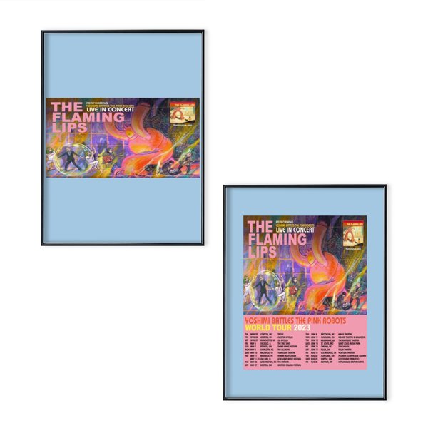 The Flaming Lips Tour 2023 Poster Set, The Flaming Lips Yoshimi Battles The Pink Robots World Tour 2023 Poster Set-image