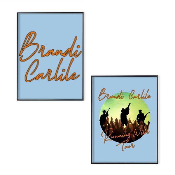 Brandi Carlile Running Wild Tour 2023 Poster Set-image