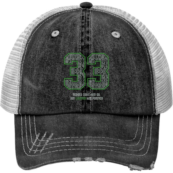Bird Basketball Larry Legend Boston 33 - Larry Bird - Print Trucker Hats-image
