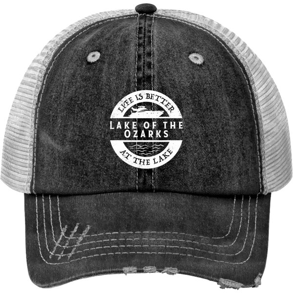 Life Is Better At The Lake Trucker Hat - Lake Of The Ozarks-image