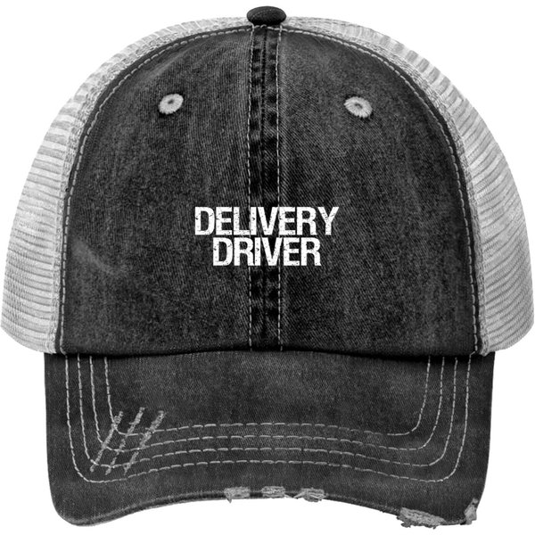 Tops Driver Print Trucker Hats Delivery Driver-image