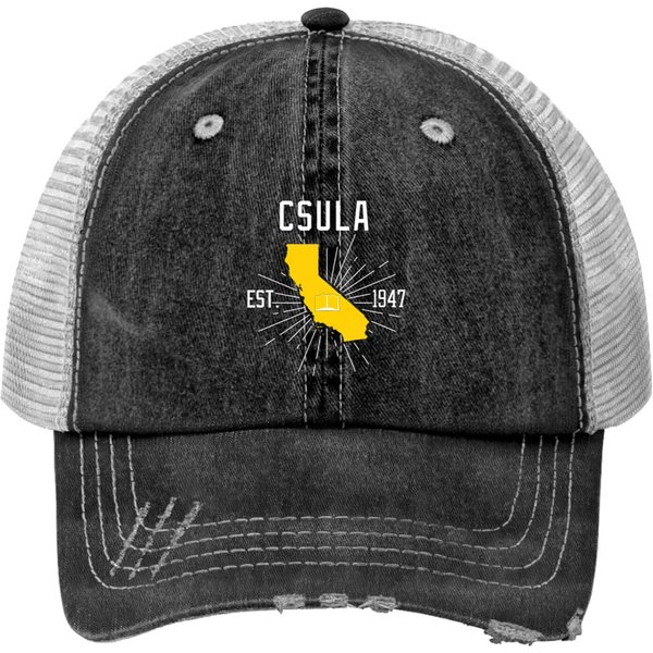 California State Los Angeles Csula University Gift Print Trucker Hats-image