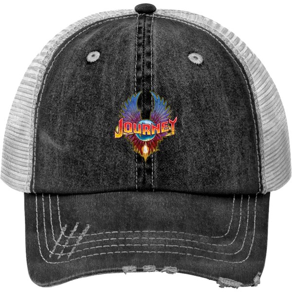 Journey Classic Rock Band Print Trucker Hats-image