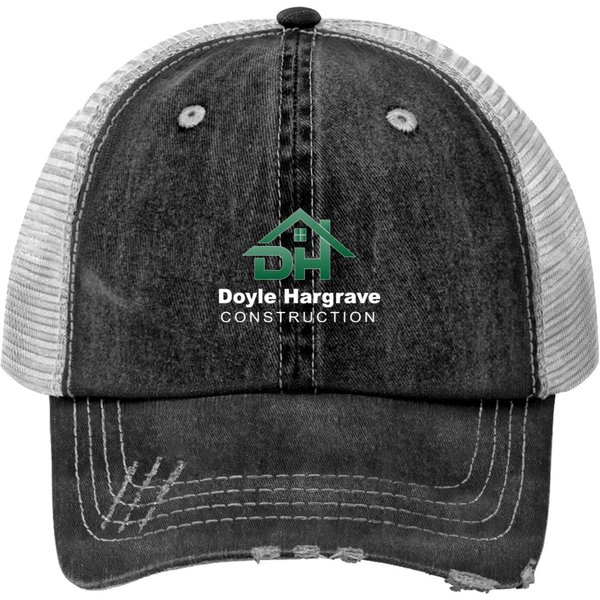 Sling Blade | Doyle Hargrave Construction Print Trucker Hats-image