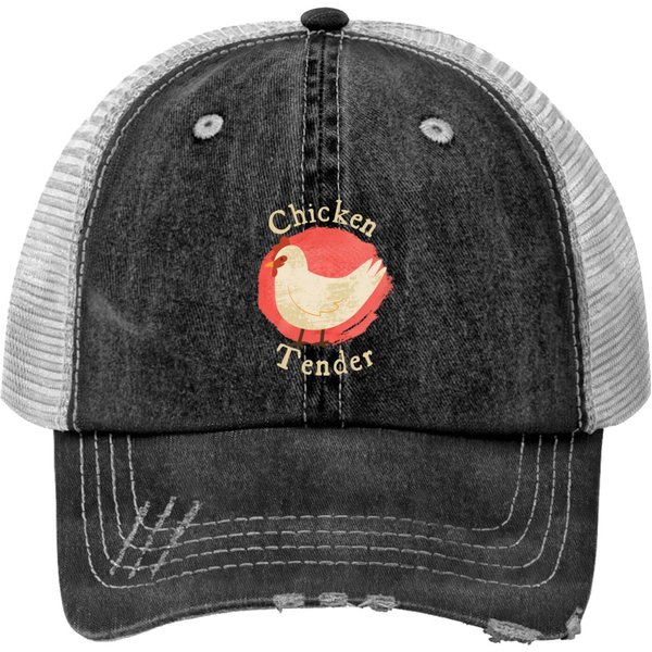 Chicken Tender Print Trucker Hats