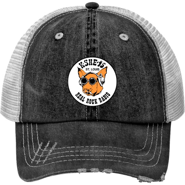Kshe 95 Real Rock Radio Station St. Louis Area Print Trucker Hats-image
