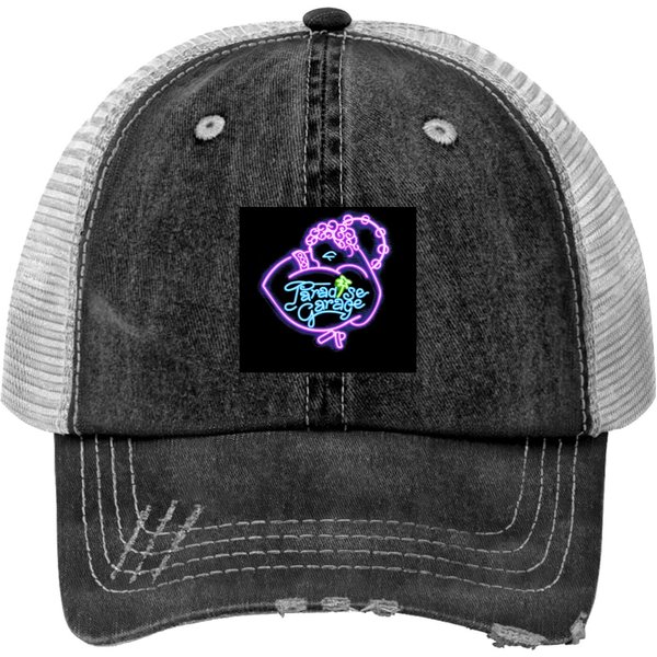 The Paradise Garage Clock Print Trucker Hats-image