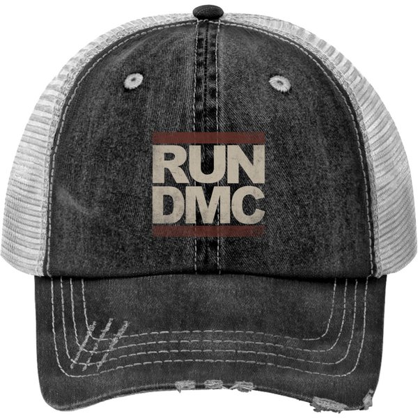 Run Dmc Unisex Pullover Print Trucker Hats: Logo-image