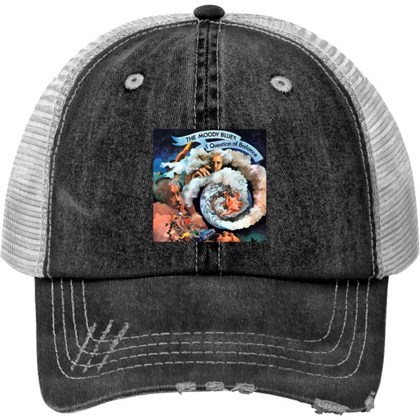 The Moody Blues A Question Of Balance Vintage Print Trucker Hats-image