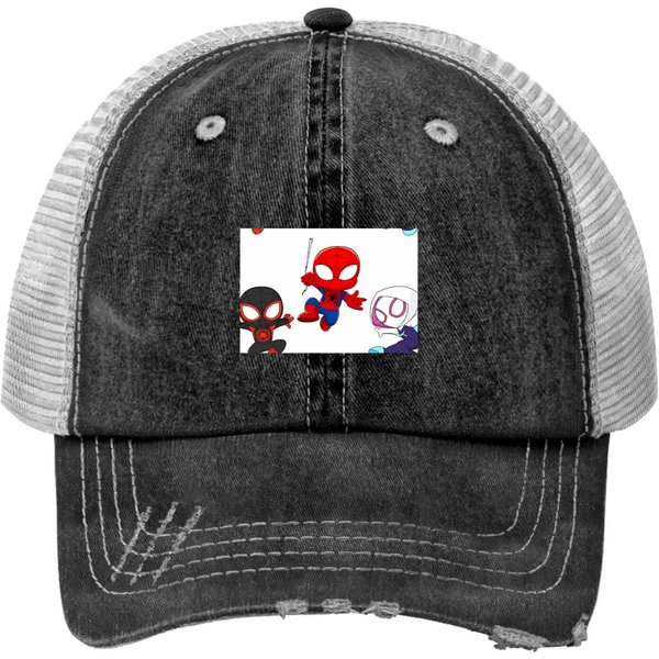 Spidey Amazing Friends Cartoon Trucker Hat-image