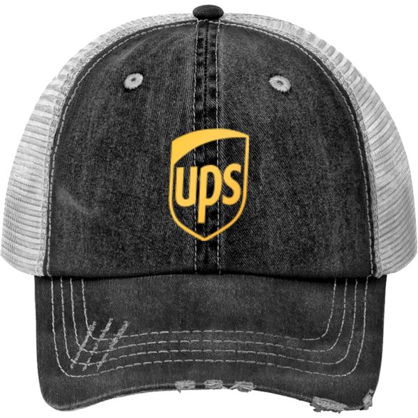 U.P.S Short Sleeve Print Trucker Hats --image