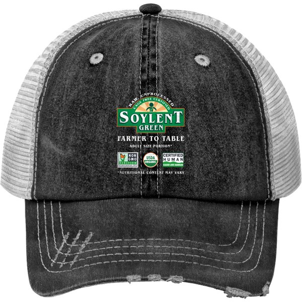 Farmer To Table - Soylent Green - Print Trucker Hats-image