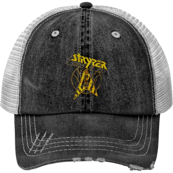 Stryper Jk8 Band Print Trucker Hat, Stylish Rock Apparel-image