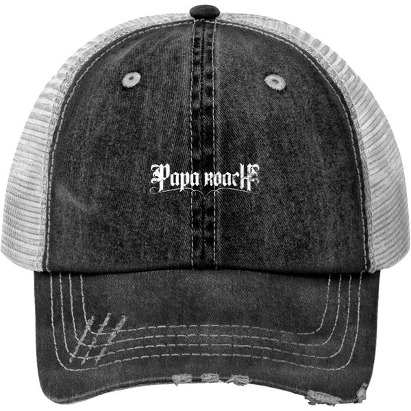 Papa Roach Logo Print Trucker Hats-image