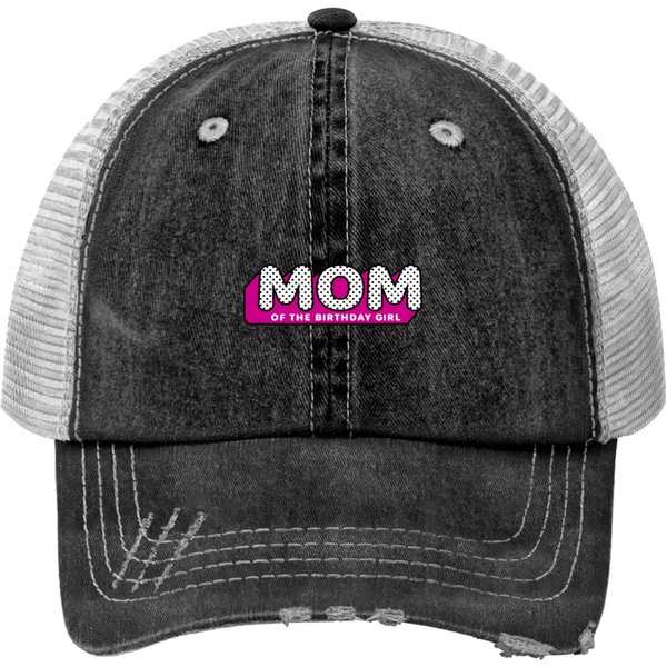 Lol Surprise Print Trucker Hats Mom Of The Birthday Girl-image