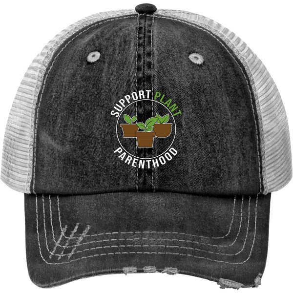 Gardener Houseplant Flower Pot Plant Lovers Print Trucker Hats-image