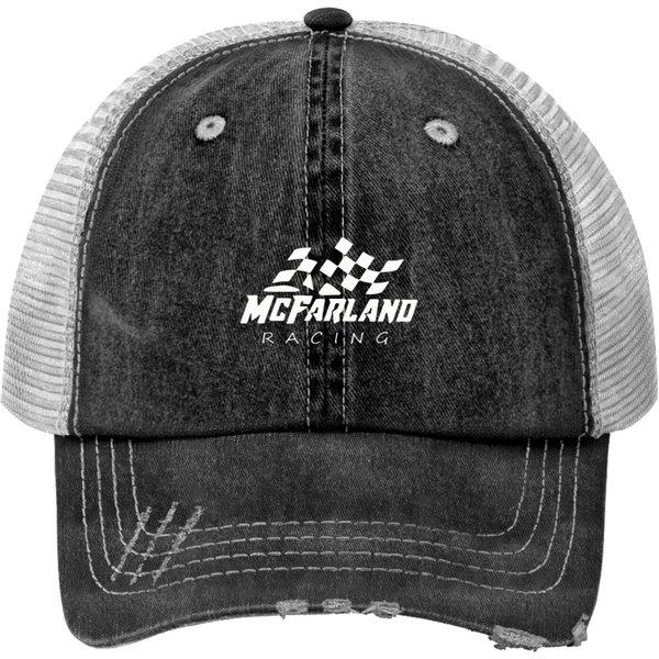 Cleetus Mcfarland Racing Print Trucker Hats Print Trucker Hats-image