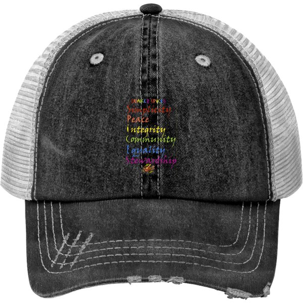 Quaker Spices Print Trucker Hats-image