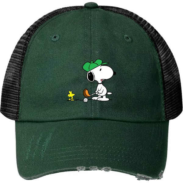 Snoopy Golf - Snoopy - Print Trucker Hats-image