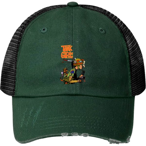 Charlie Don't Surf Tank Girl Unisex Print Trucker Hats-image