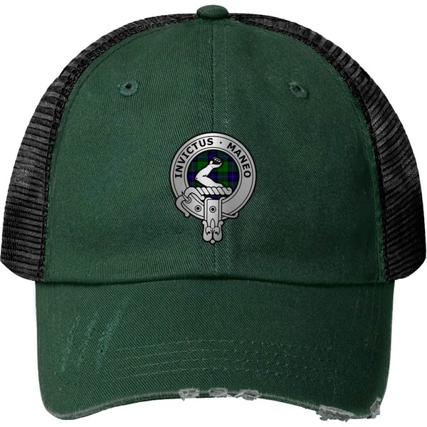 Clan Armstrong Crest & Tartan Print Trucker Hats-image