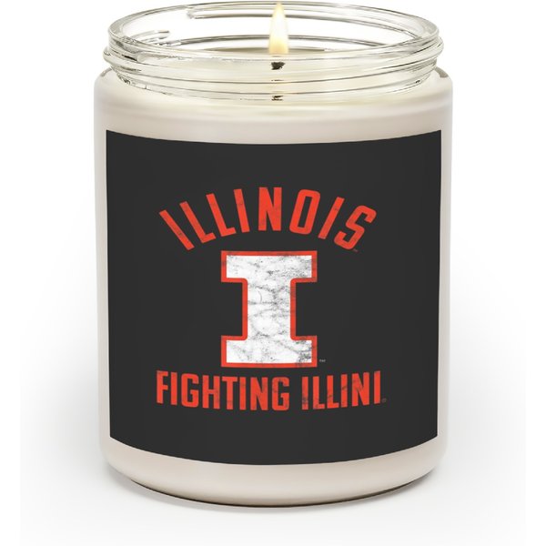 University Of Illinois Fighting Illini Large Scented Candles-image