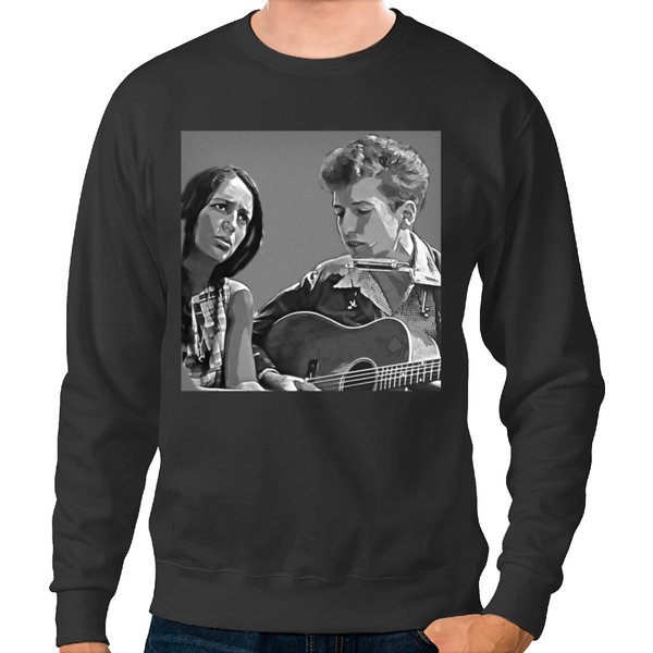 Joan Baez And Bob Dylan Sweatshirts-image