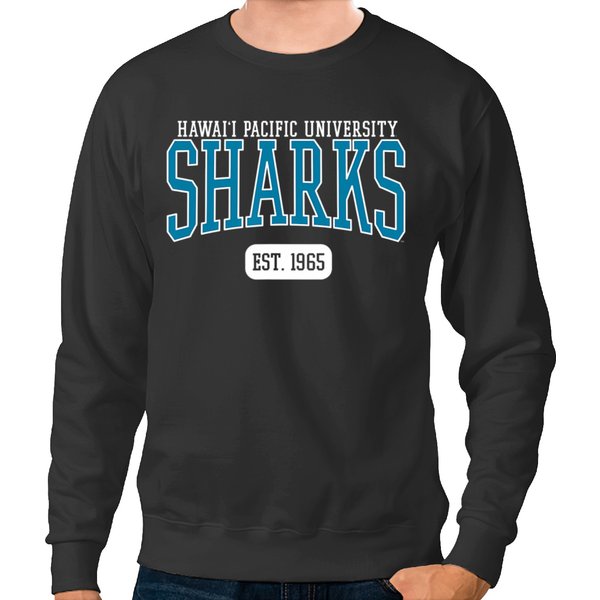 Hawaii Pacific University Hpu Sharks Est Date Sweatshirts-image