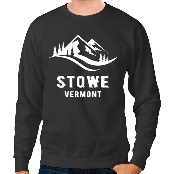 Stowe Vermont Mountains Souvenir Memorabilia Winte Sweatshirts-image