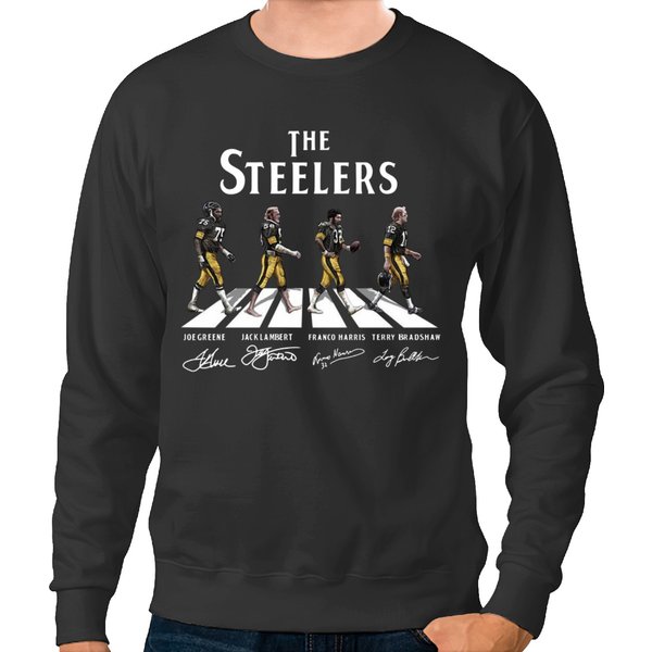 The Steeler Walking Abbey Road Signatures Sweatshirts-image