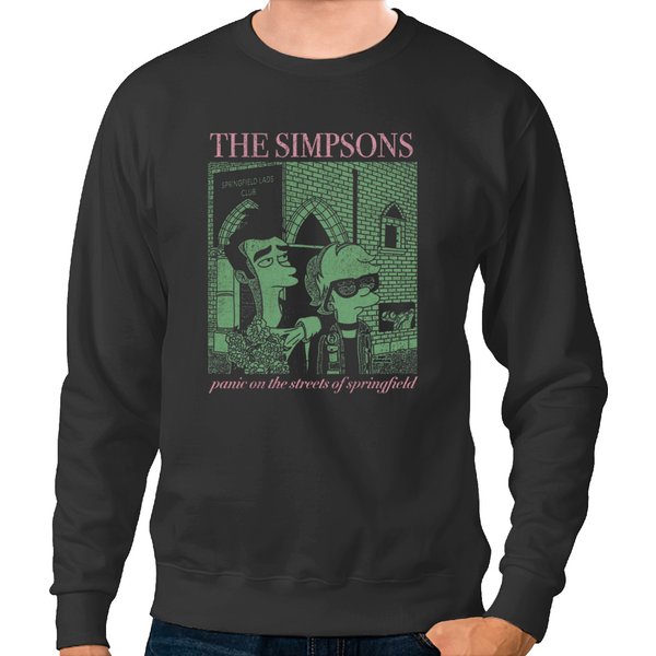 The Simpsons Quilloughby Sweatshirts | Vintage Sweatshirts Smiths Morrissey Parody-image