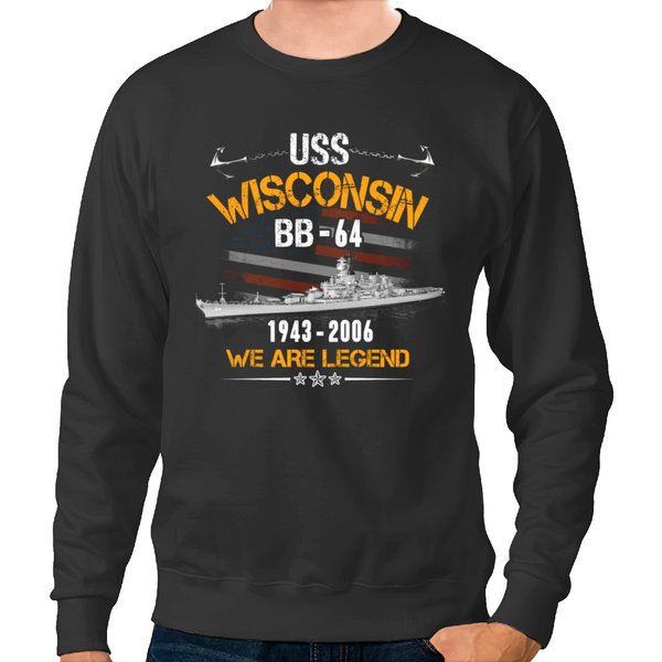 Uss Wisconsin Bb 64 Sweatshirts-image