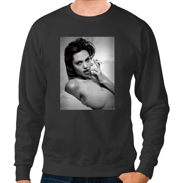 Sexy Angelina Jolie Tapestry Sweatshirts-image