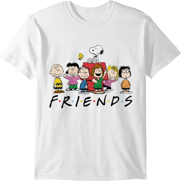 Snoopy Friends T Shirts Animation Dog T Shirts Cute Dog T Shirts-image