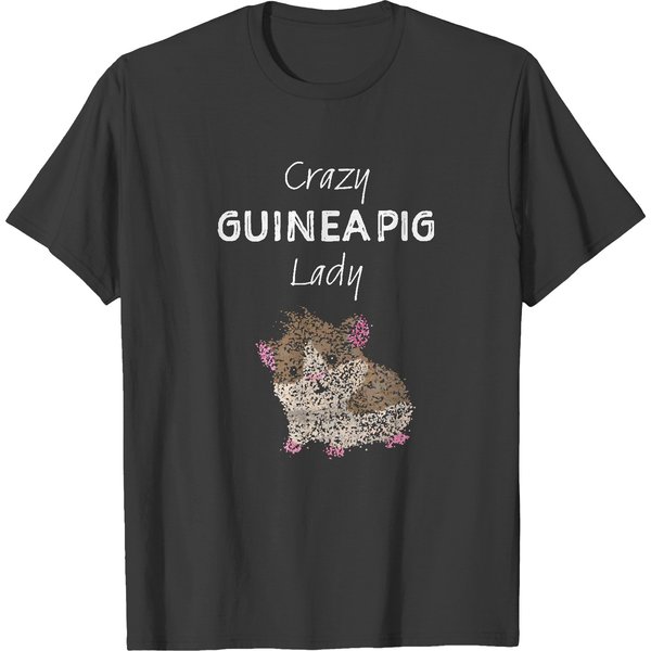 Guinea Pig Lady T-Shirt - Stylish Rodent Gift-image