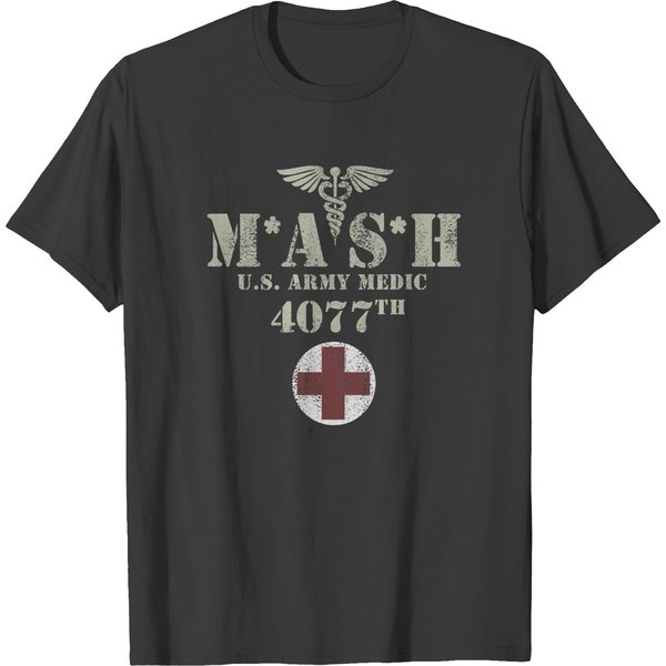 Mash Distressed Design T-Shirts-image